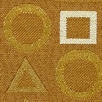 Crypton Upholstery Fabric Geometric Oro SC image